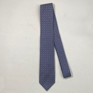 Pronto Uomo Purple Blue Geometric Silk Tie